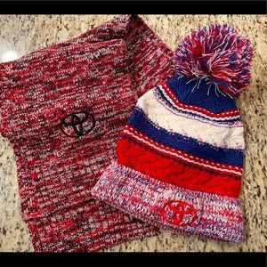 Toyota winter hat & scarf